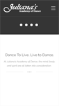 Mobile Screenshot of julianasacademyofdance.com